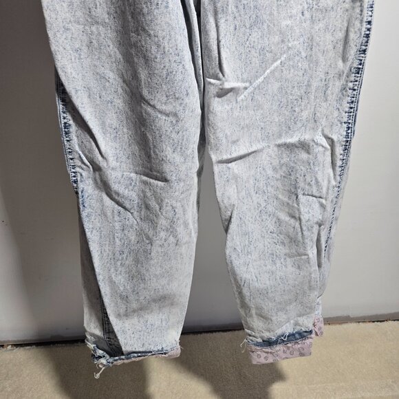 Rio By Stephen Mardon Vintage Paper Bag Waist 80s Acid Washed Jeans Size 5 - Picture 6 of 12
